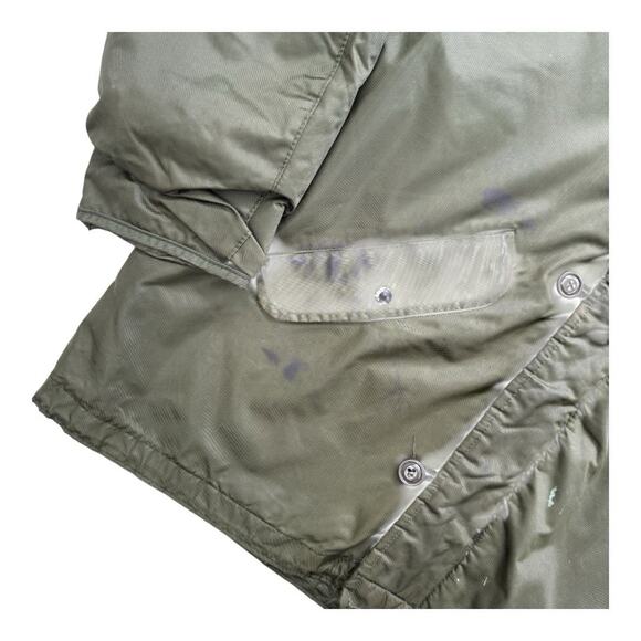 Vintage 80’s USN Stenciled Extreme Cold Weather Impermeable Deck Jacket Men’s XL - Picture 3 of 8